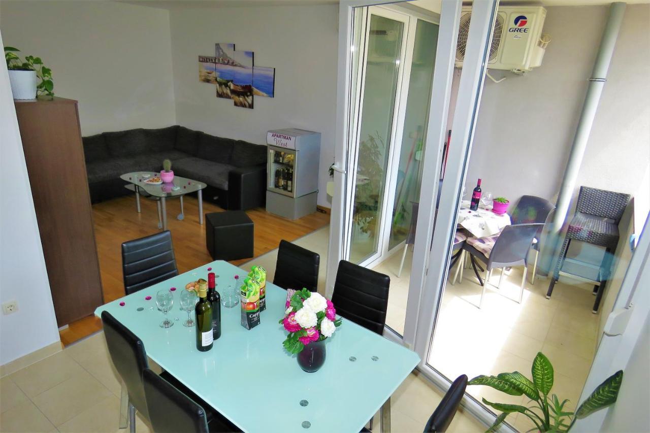 מאקרסקה Apartment West מראה חיצוני תמונה